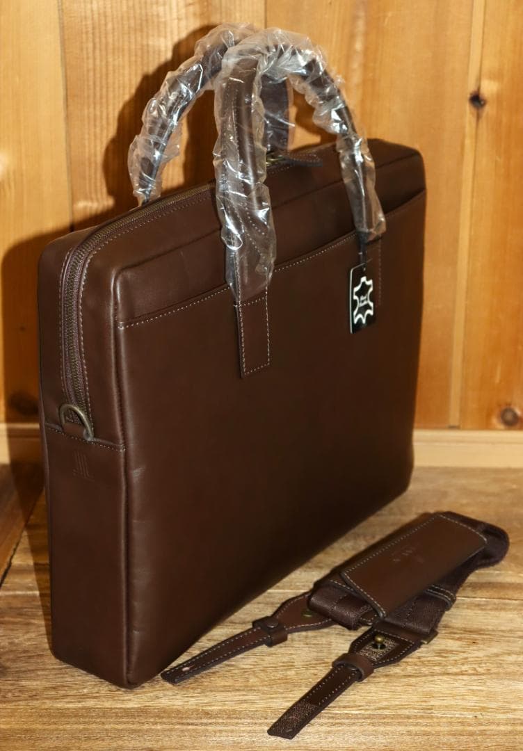 新品 ランバン コレクション サントル 牛革 ビジネスバッグ 撥水ソフトレザーⒽ