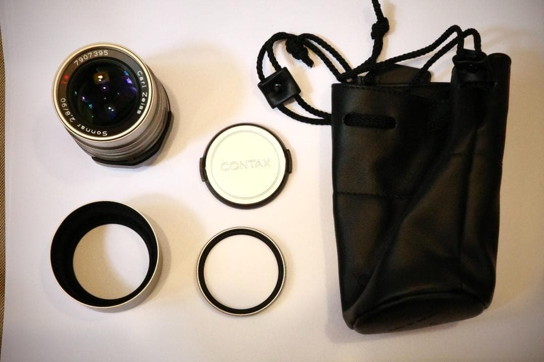 【極上】 Carl Zeiss T* Sonnar 2.8/90 単焦点レンズ