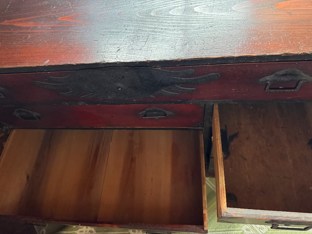 仙台箪笥　伝統工芸品　アンティーク　古道具　和箪笥　キャビネット　仙台ダンス