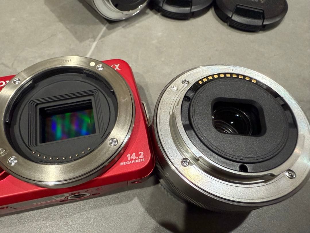 週末限定価格【美品】SONY α NEX-3D ダブルレンズキット ミラーレス