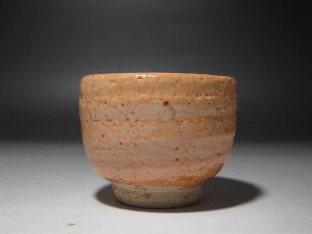 ★　加藤唐九郎　志野盃　温かみのある一品★x503