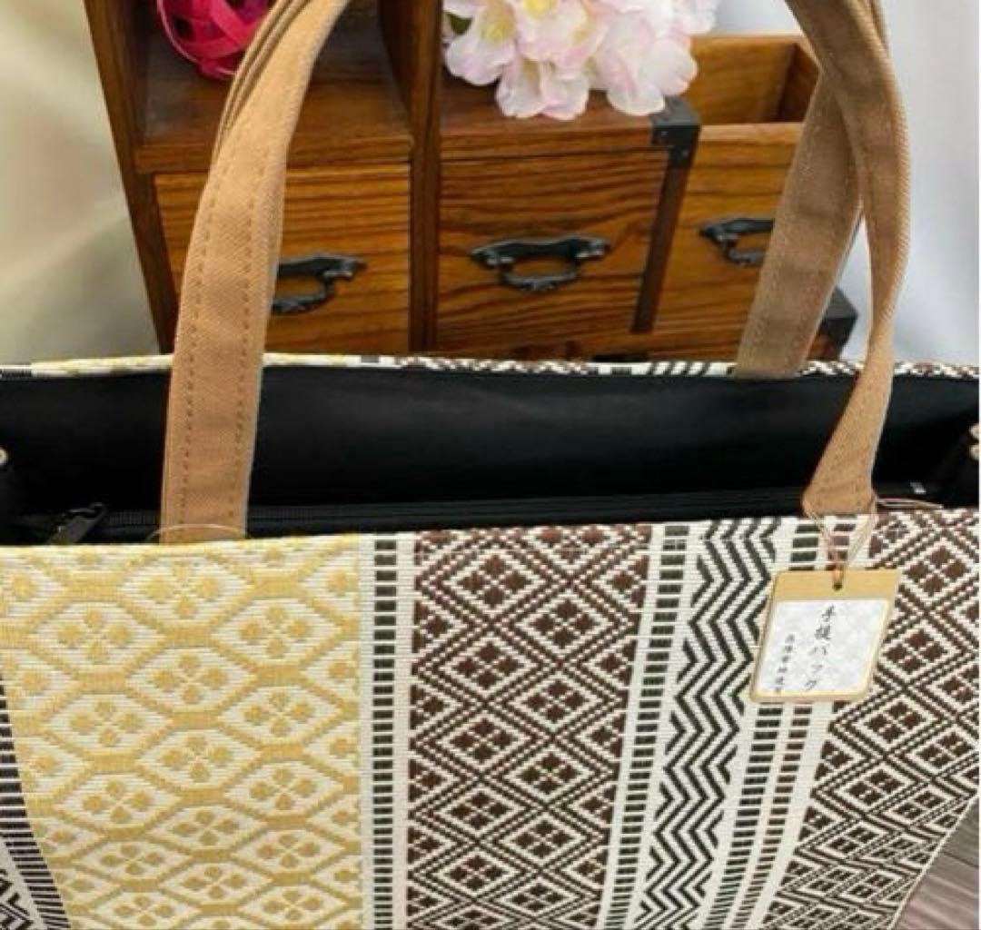 あき様おまとめ☆2232✨SALE❣️✨西陣帯地使用✨大容量手提げバッグ　新品