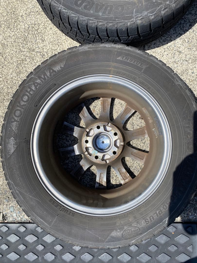 週末限定　冬備え15インチ シルバー 5スポークホイールセット