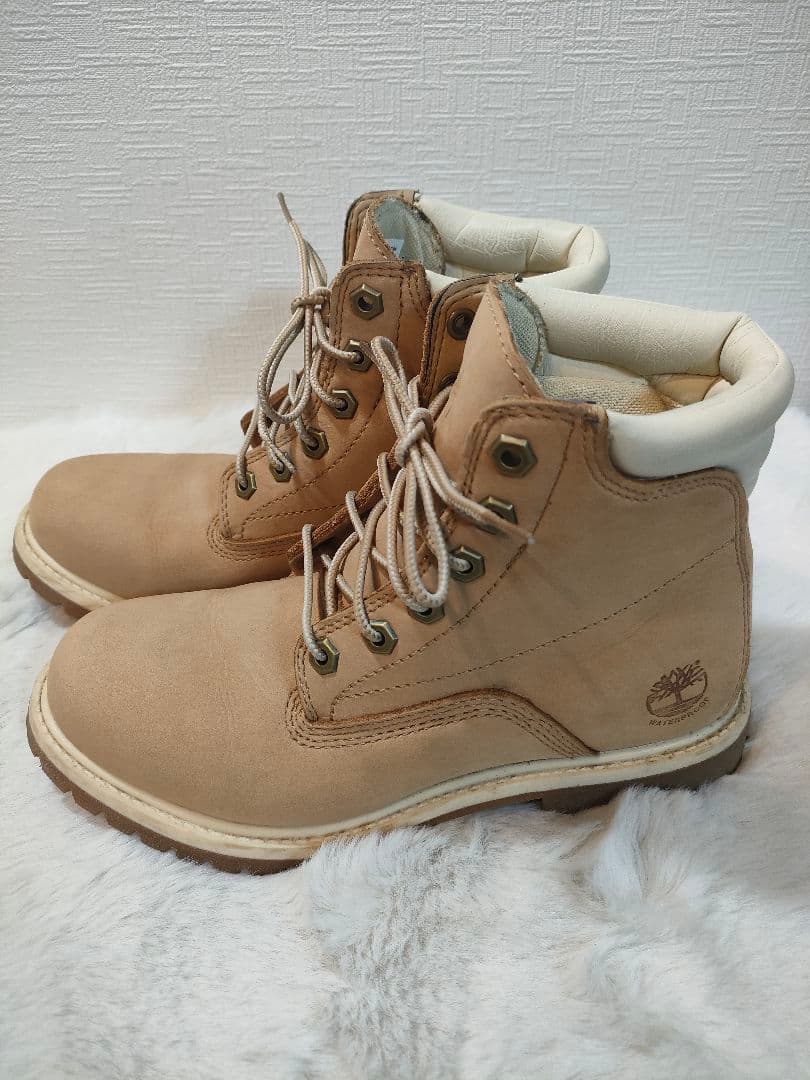 Timberland ティンバーランド ウォータープルーフブーツ ベージュ