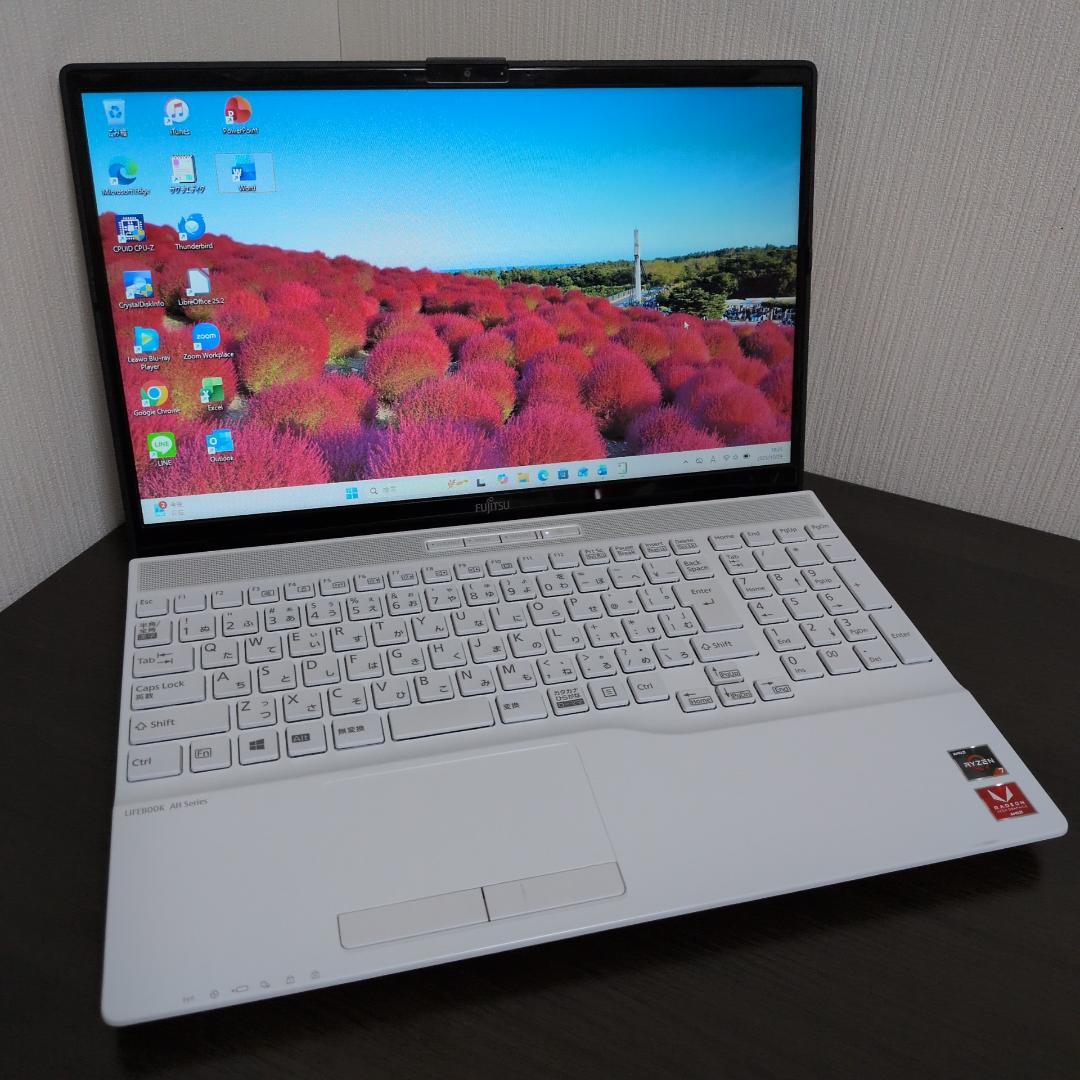 富士通 LIFEBOOK AH50/E1 RYZEN7 16GB 1TB