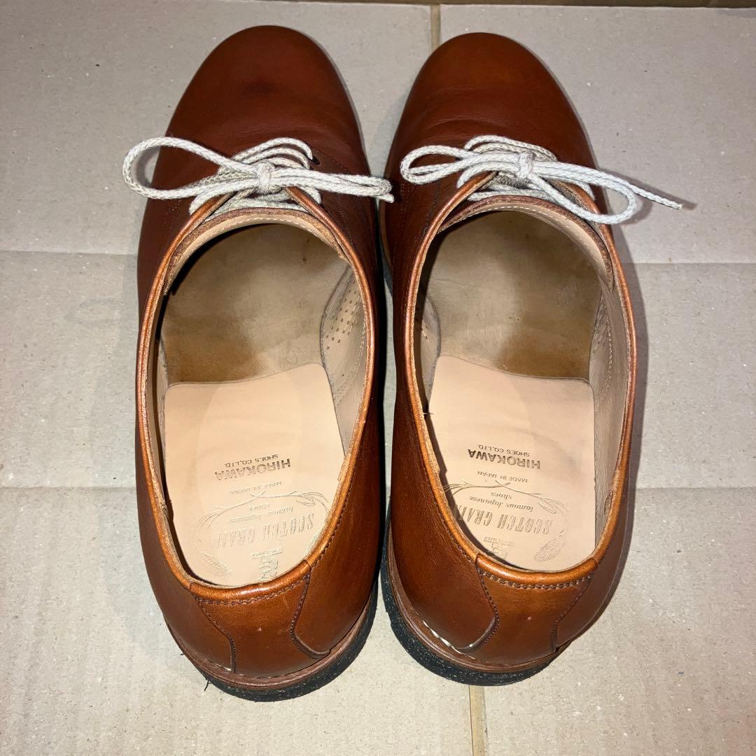 スコッチグレイン　ブリックカジュアル　ブラウン　26cm EEE 栃木レザー