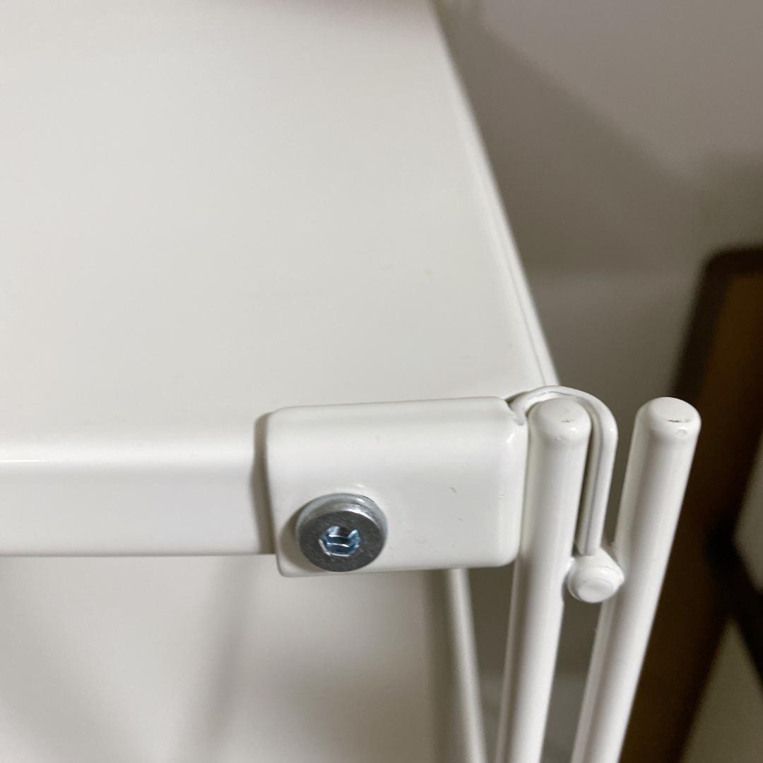 無印良品 スチールユニットシェルフ スチールラック 4段 ライトグレー