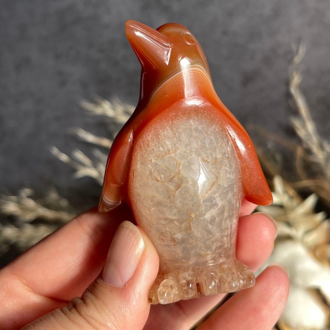 カーネリアン ペンギン インテリア小物