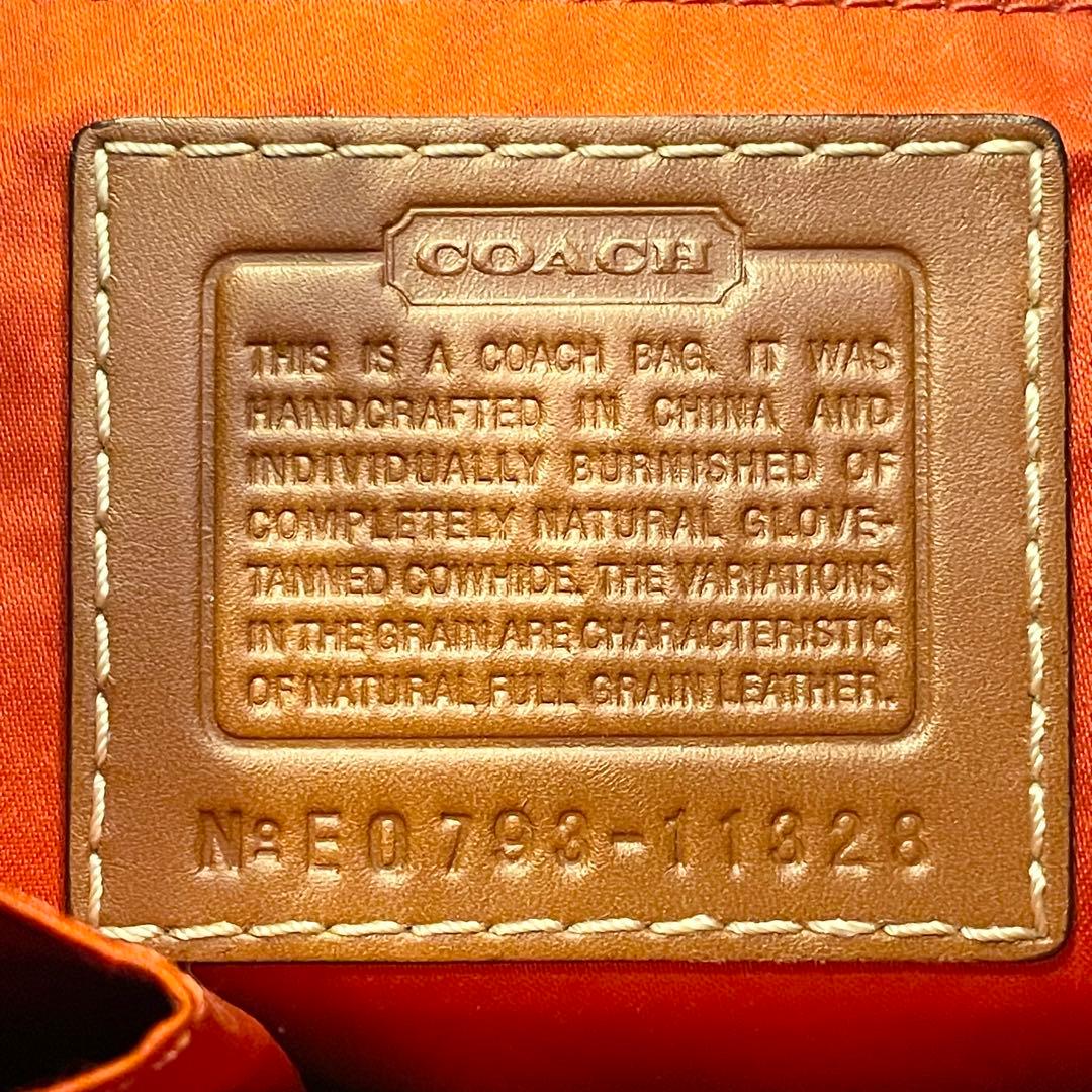 バッグ Coach Signature Leather Hobo Bag