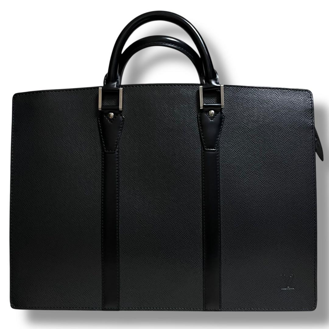 極美品 ルイヴィトン M30052 タイガ ポルトドキュマン ロザン ビジネス