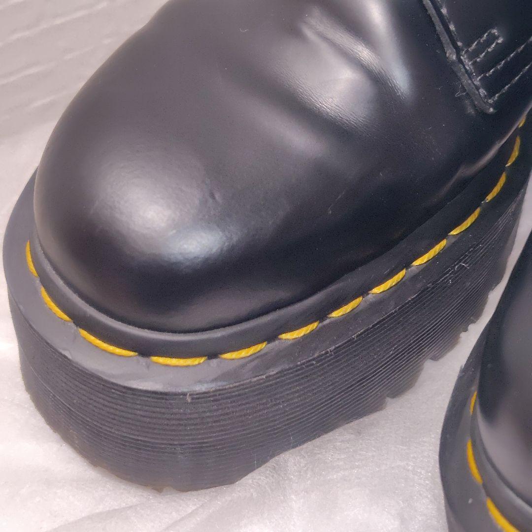 美品☆Dr.Martens JADON レザー 厚底 ダブルソール サイドジップ