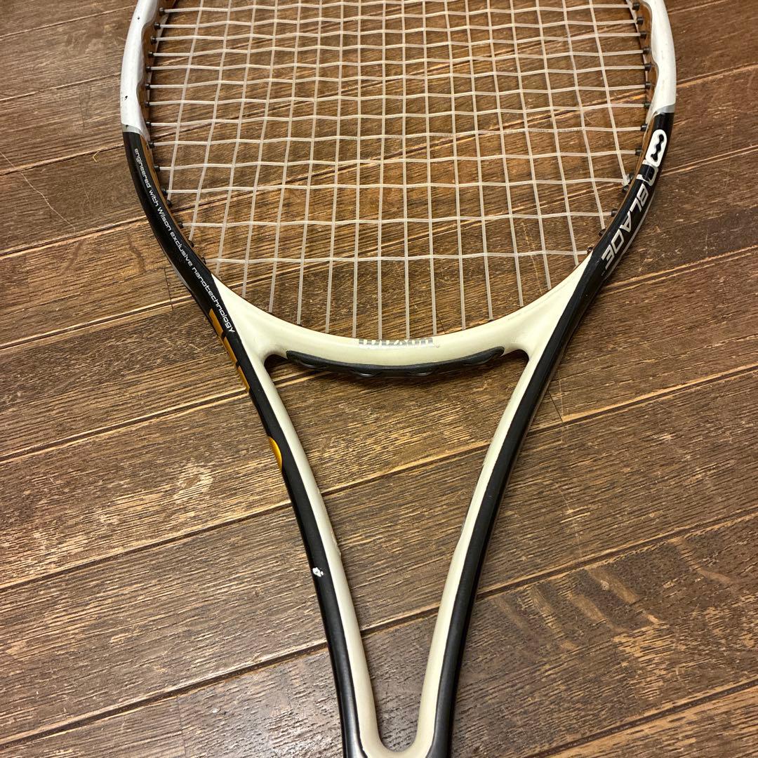 Wilson NコードNブレードブラックゴールド 硬式テニスラケット2本セット
