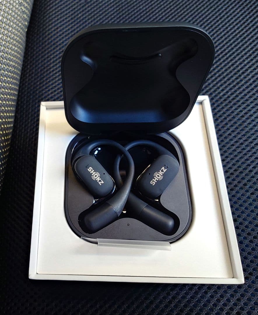 SHOKZ OPENFIT ブラック ワイヤレスイヤホン