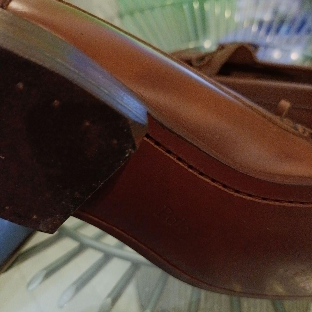 ポロバイラルフローレン 本革 ローファー　タッセルローファー　7ハーフ