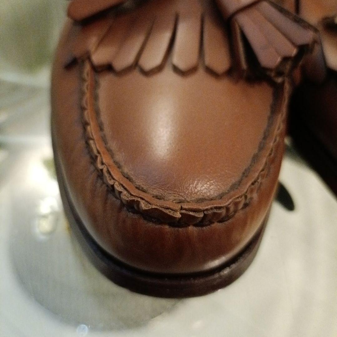 ポロバイラルフローレン 本革 ローファー　タッセルローファー　7ハーフ