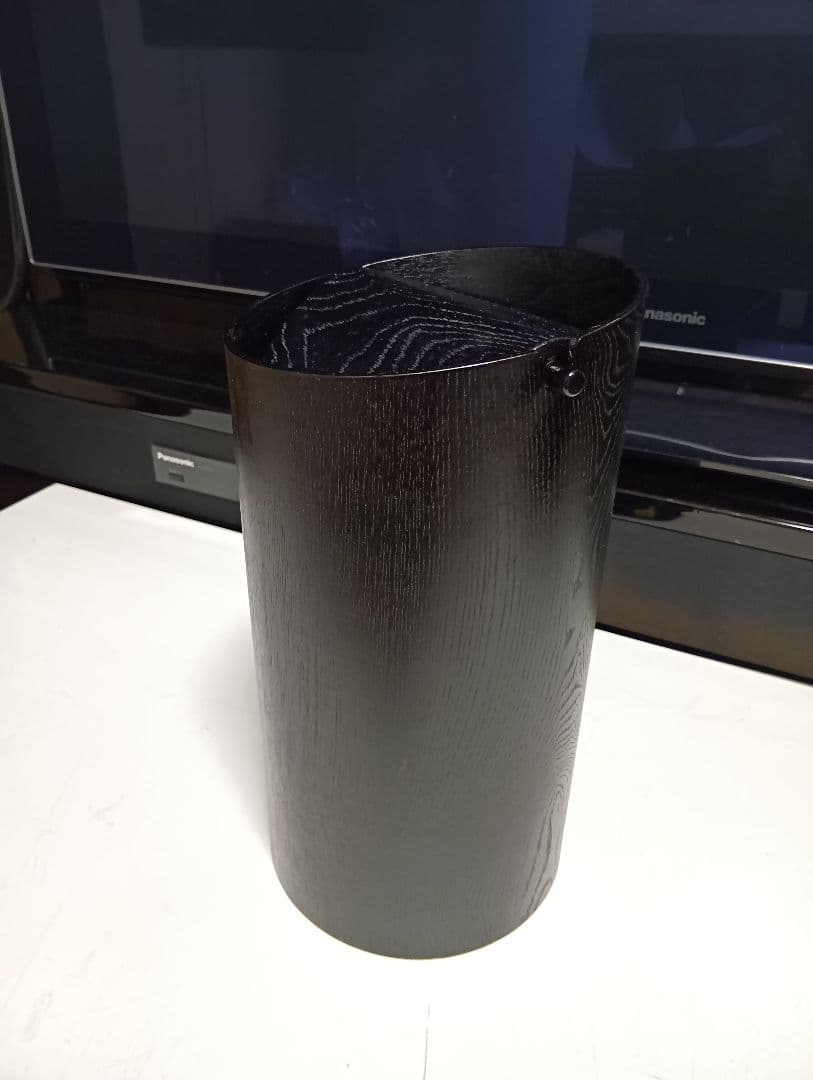 SAITO WOOD　サイトーウッド　モダン　ブラック　ウォールナット　ゴミ箱
