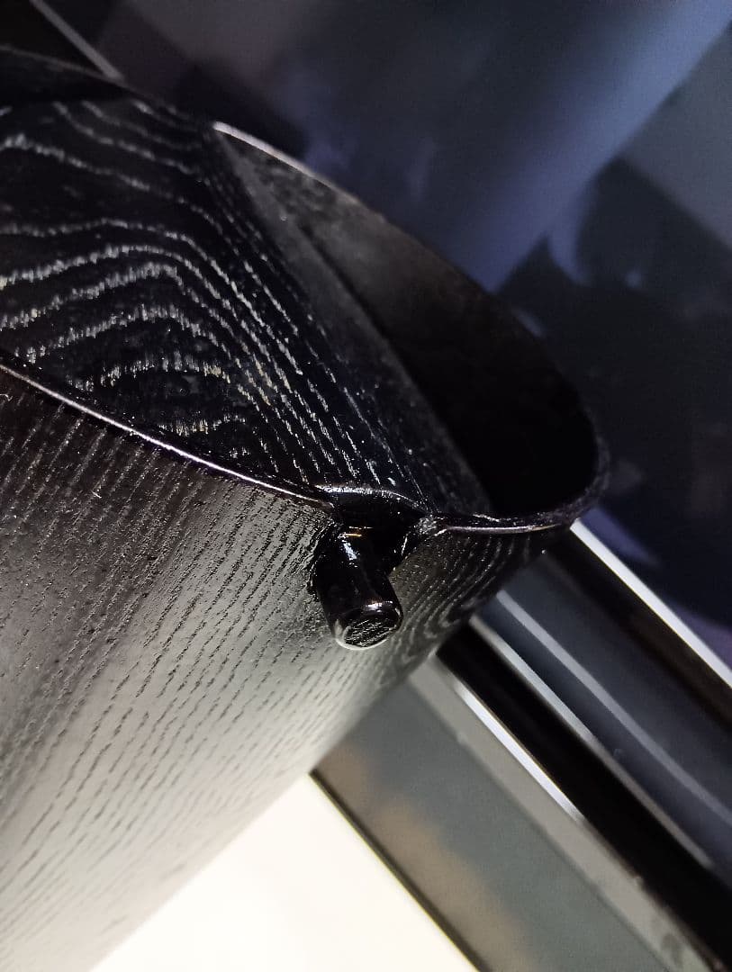 SAITO WOOD　サイトーウッド　モダン　ブラック　ウォールナット　ゴミ箱