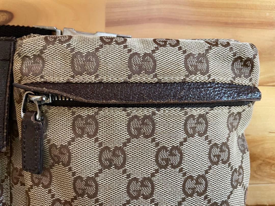 グッチ GGキャンバス ウエスト ボディバッグ