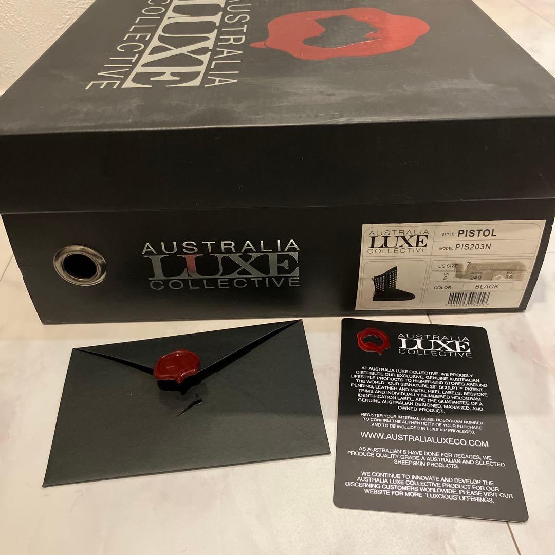 【新品箱付き】オーストラリア ラックスコレクティブ スタッズムートンブーツ24