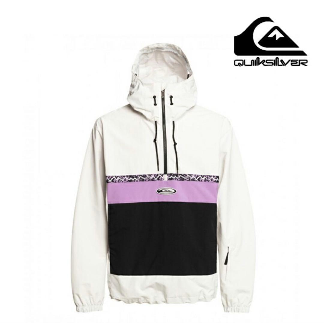 QUIKSILVER スノボ　ウェア　Mサイズ　2024年　クイックシルバー　白