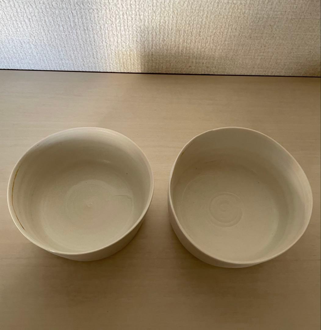 ※訳あり 未使用 黒田泰蔵 さん 白磁 器 小鉢6客セット 箱付 刻入