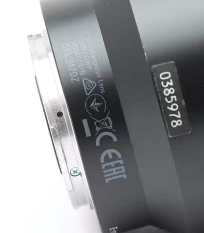 レンズ(ズーム) sony FE 24-70mm F4 ZA OSS SEL2470Z