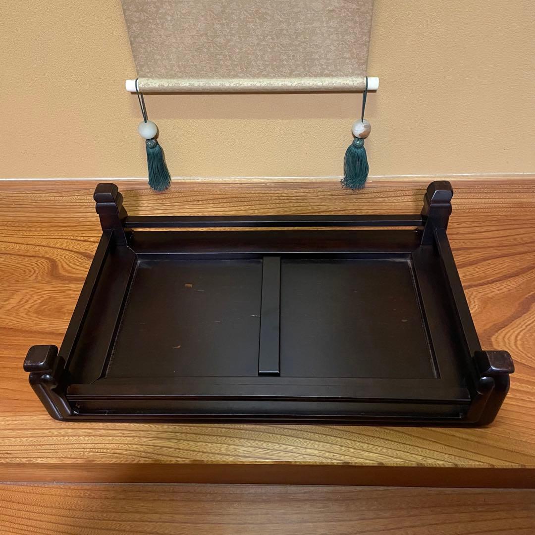 盆栽台 花台 飾り台 香炉台 花瓶台 サイドテーブル 木製 花梨材 ビンテージ