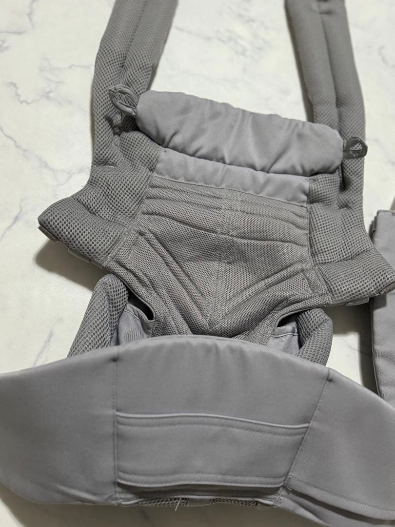 【ほぼ未使用品】エルゴベビー オムニ 360 クールエア メッシュ パールグレー