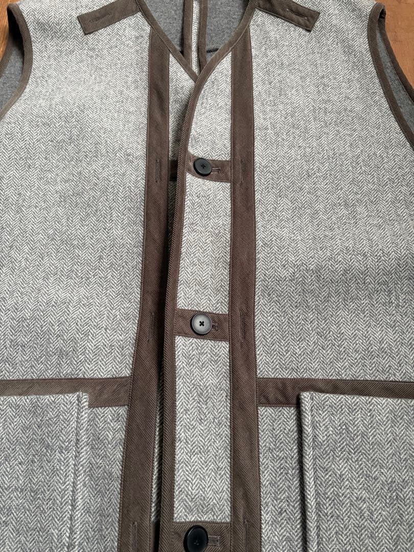 firmum フィルマム　FR1603VT ウールツイードベスト　ライナーベスト
