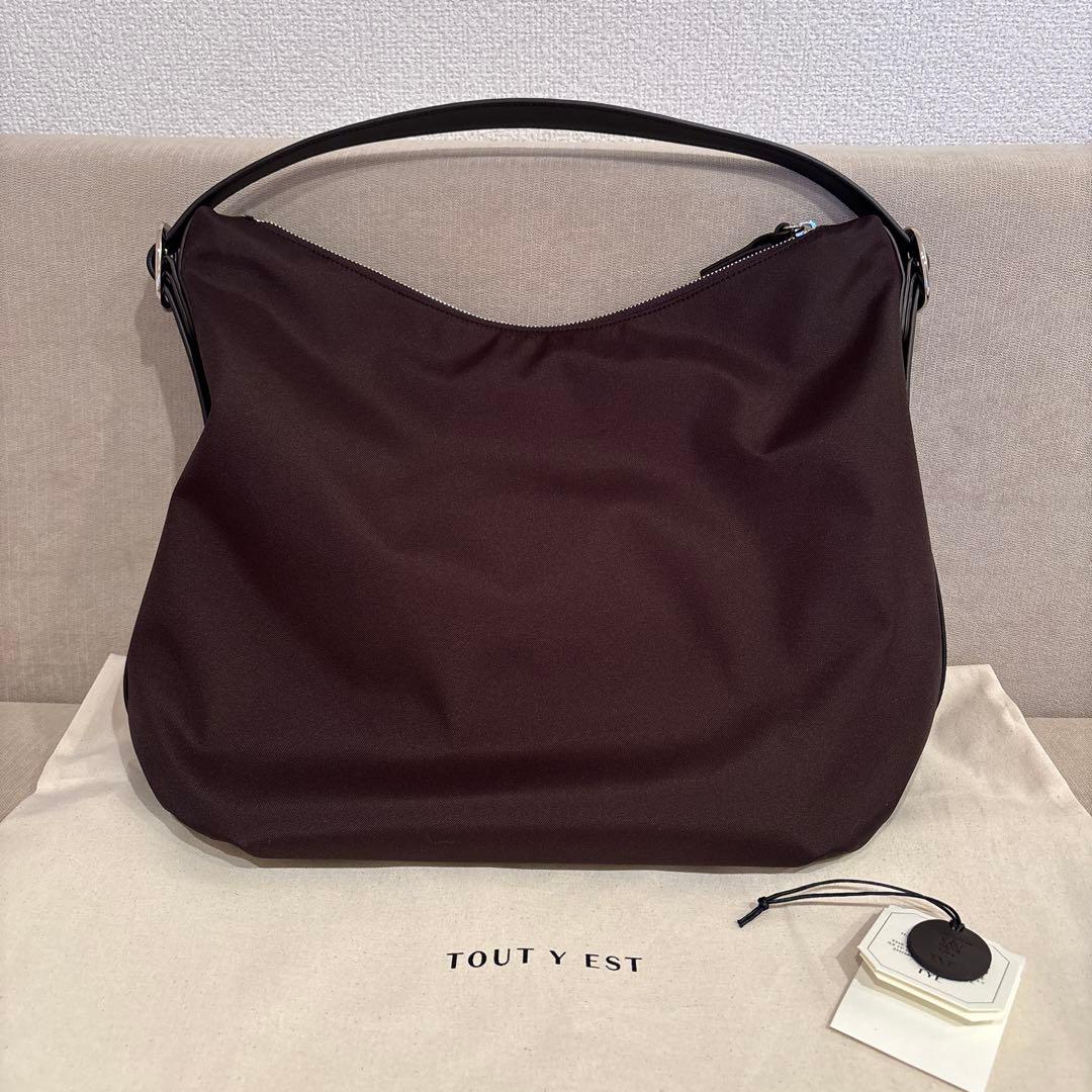 TOUT Y EST SAC CANOT TOILE ショルダーバッグ ブラウン