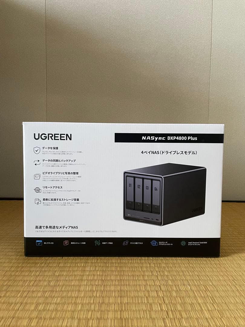 外付けハードディスク・ドライブ UGREEN NASync DXP4800 Plus NAS