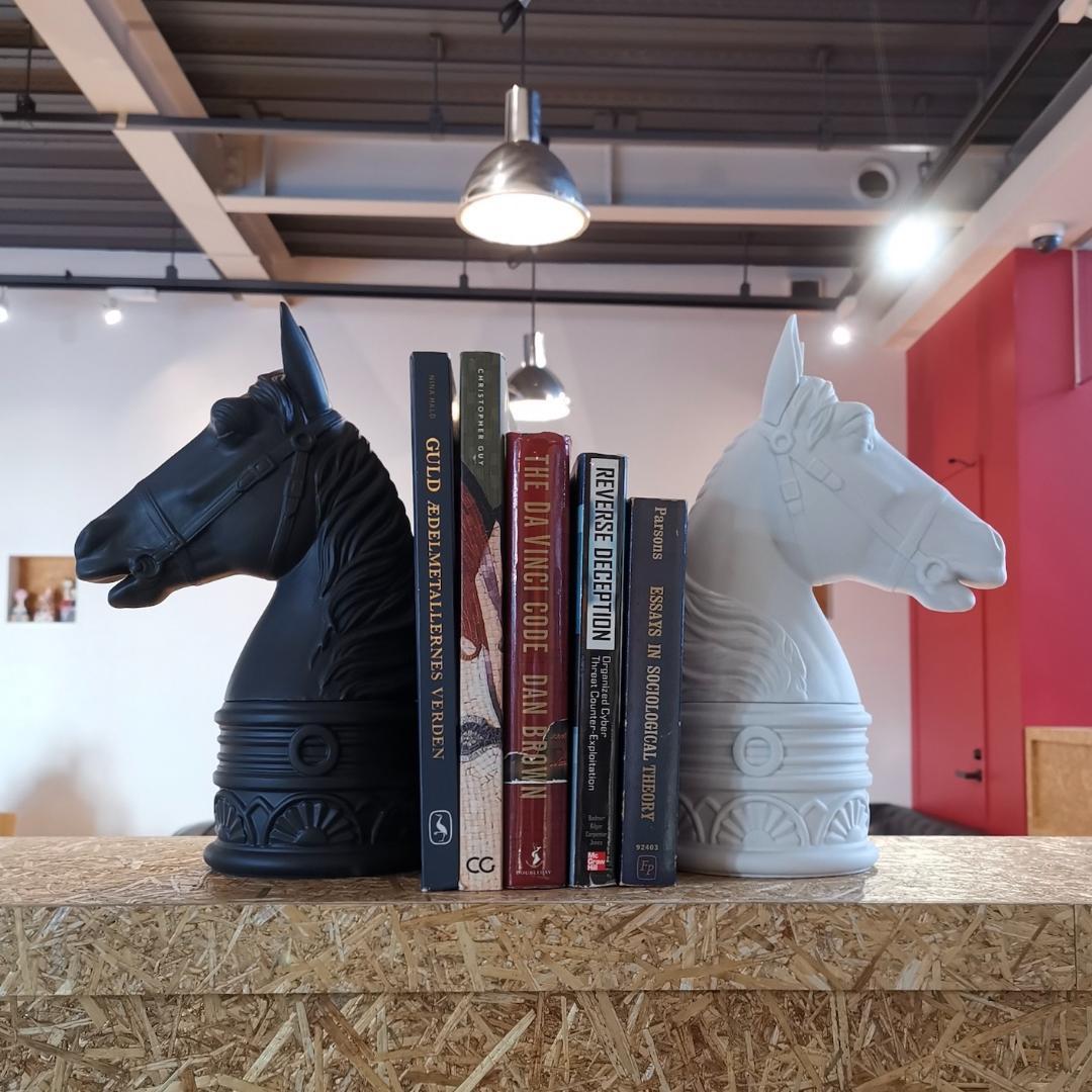 L'OBJET オブジェ 馬 ブックエンド 美品 リモージュ窯 フランス製