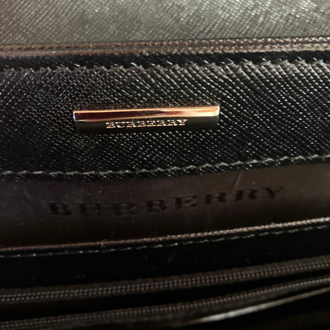 【極美品】Burberry バーバリー オールレザー ダレス ブリーフケース