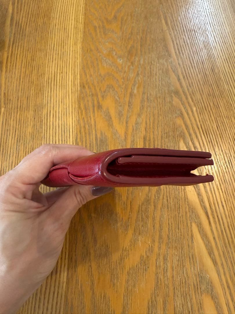 BOTTEGA VENETA ボッテガヴェネタ 名刺入れ カードケース 赤