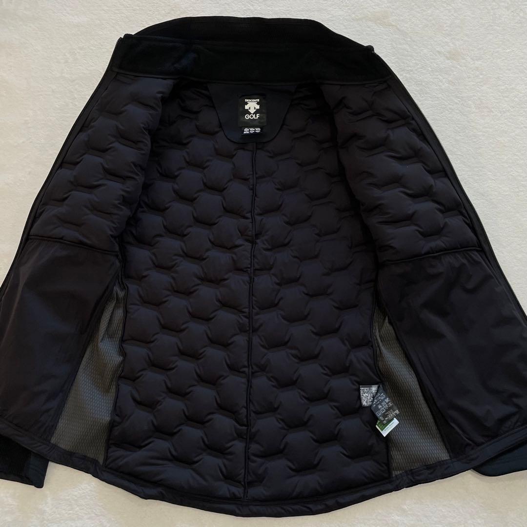 定価約9.8万　デサントゴルフ　g-arc グリーンダウンジャケット　撥水　防風