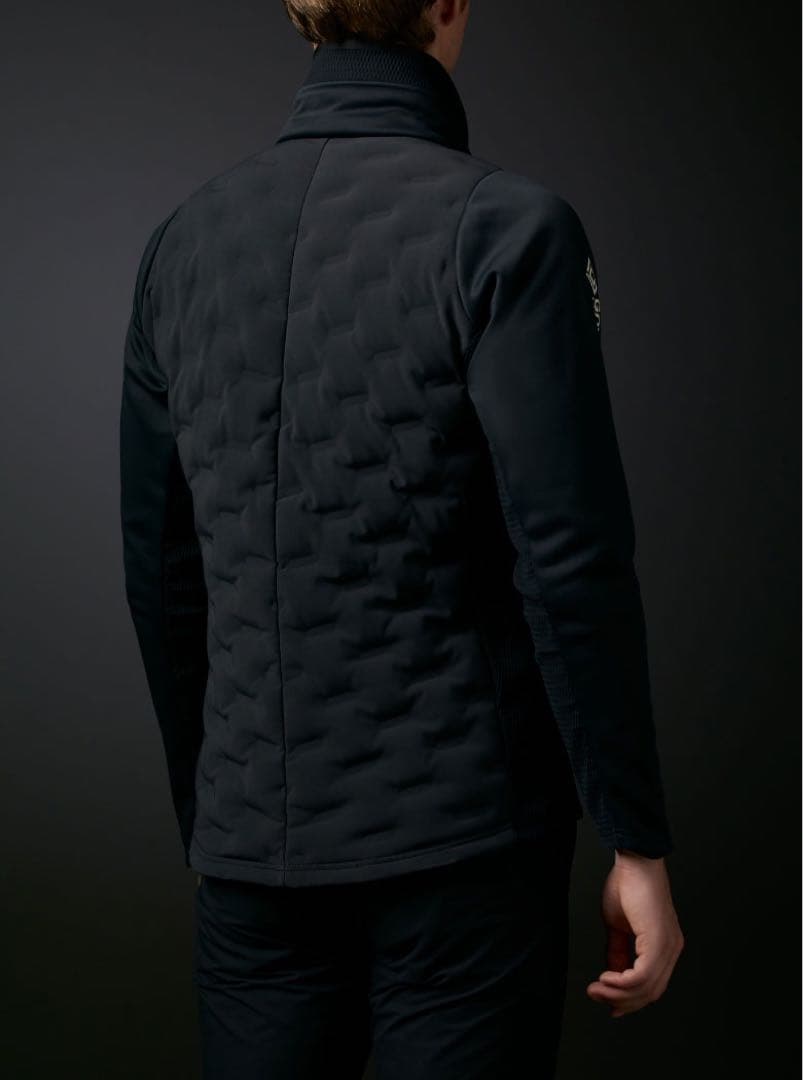 定価約9.8万　デサントゴルフ　g-arc グリーンダウンジャケット　撥水　防風