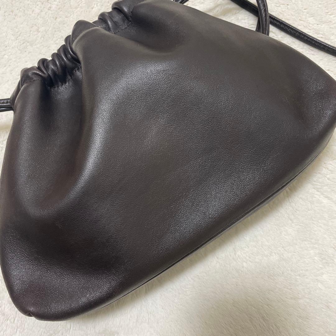 DEUXIEMECLASSE CELERI ラムレザー　バック ダークブラウン