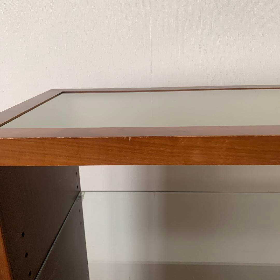 マルヨシ民芸家具 ガラス棚