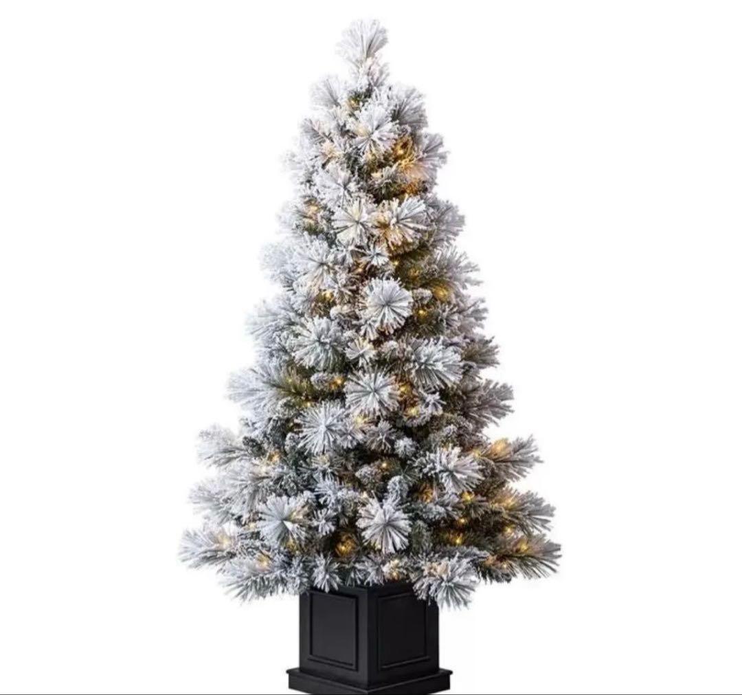 クリスマスツリー電飾付き 約137cm コストコ 新品未使用未開封