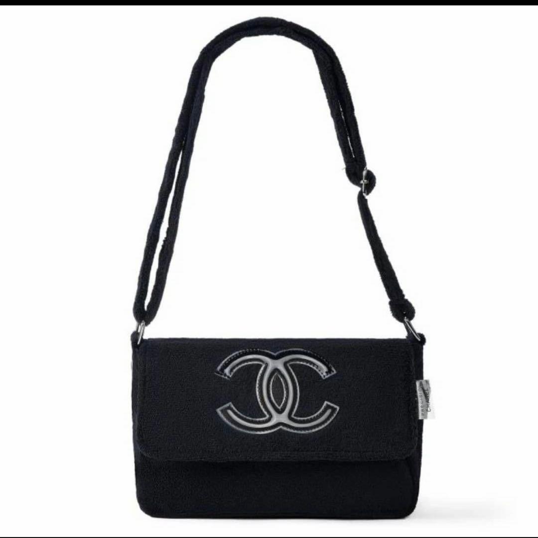 CHANEL ブラック ショルダーバッグ　ノベルティー　美品