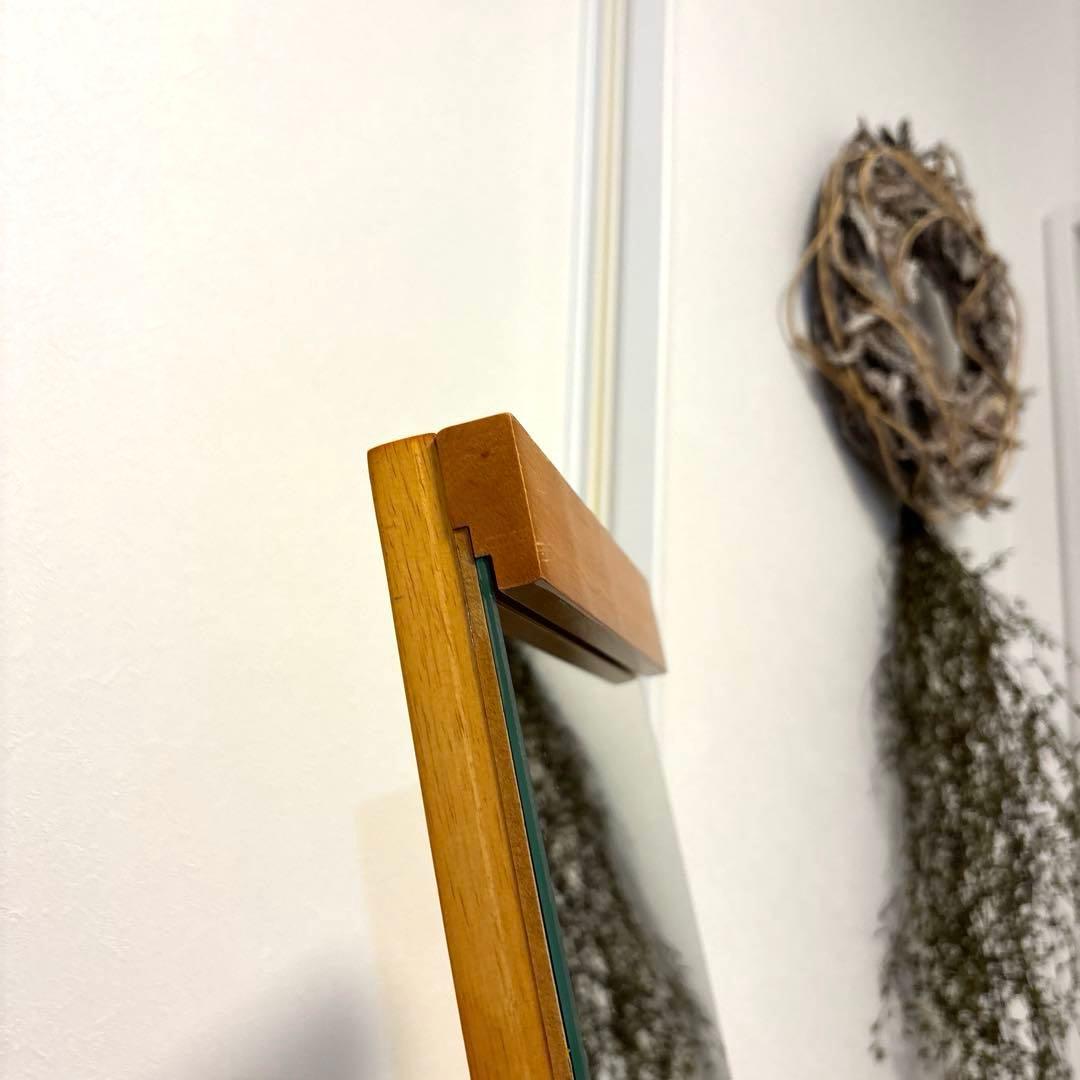 木製　ヴィンテージ　スタンドミラー　アンティーク　スタンドミラー 姿鏡