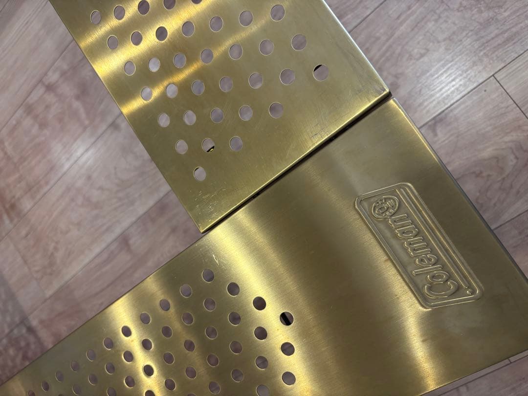 コールマン　ファイヤープレイステーブル　ショップ限定ゴールド　Coleman