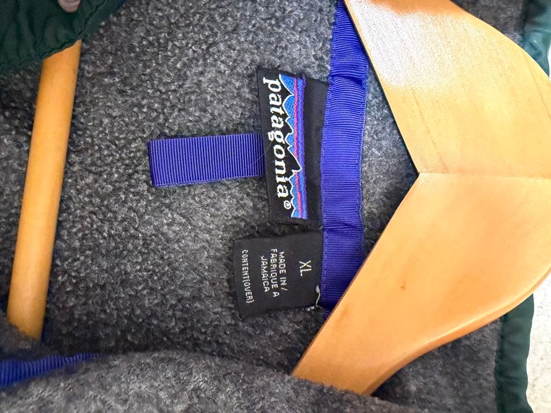 90s patagonia スナップt 前立てナイロン　パタゴニア