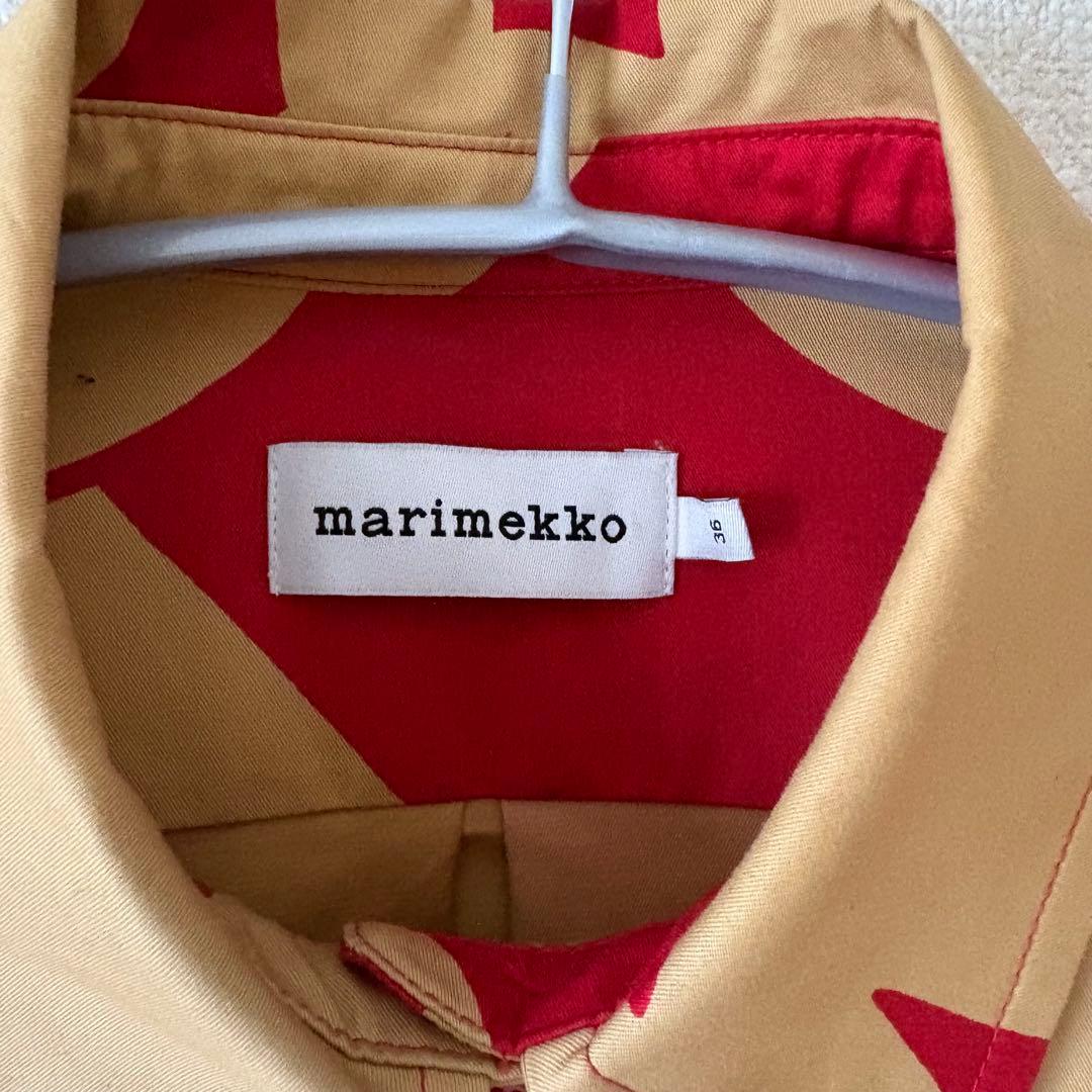 マリメッコ　ウニッコ柄ブラウス　36サイズ