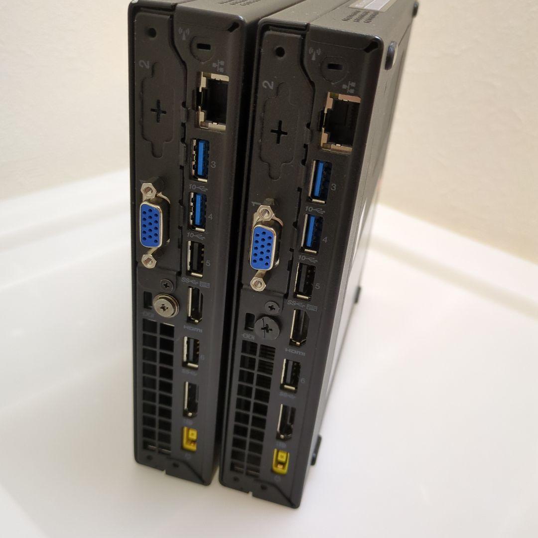 Lenovo ThinkCentre M720q i5-8400T 8GB 2台