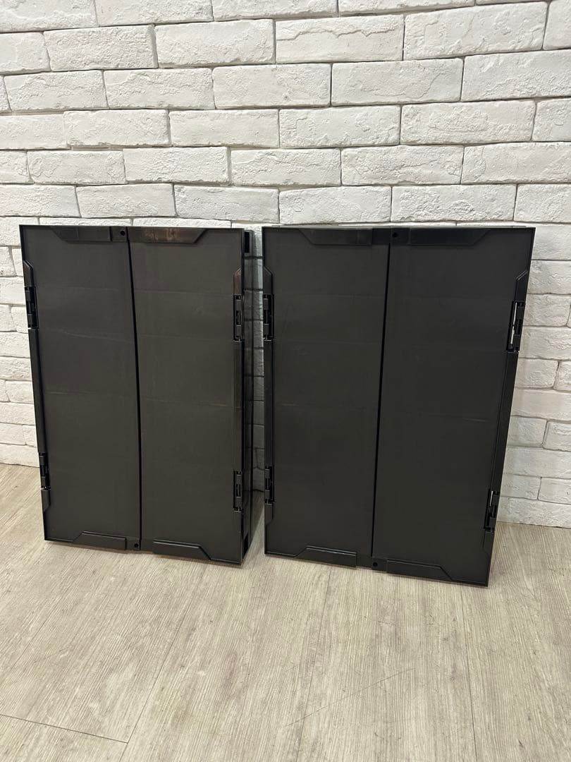 ⭐️【全国送料無料】2個セット　折りたたみ　プラスチック　コンテナ　ケース　収納