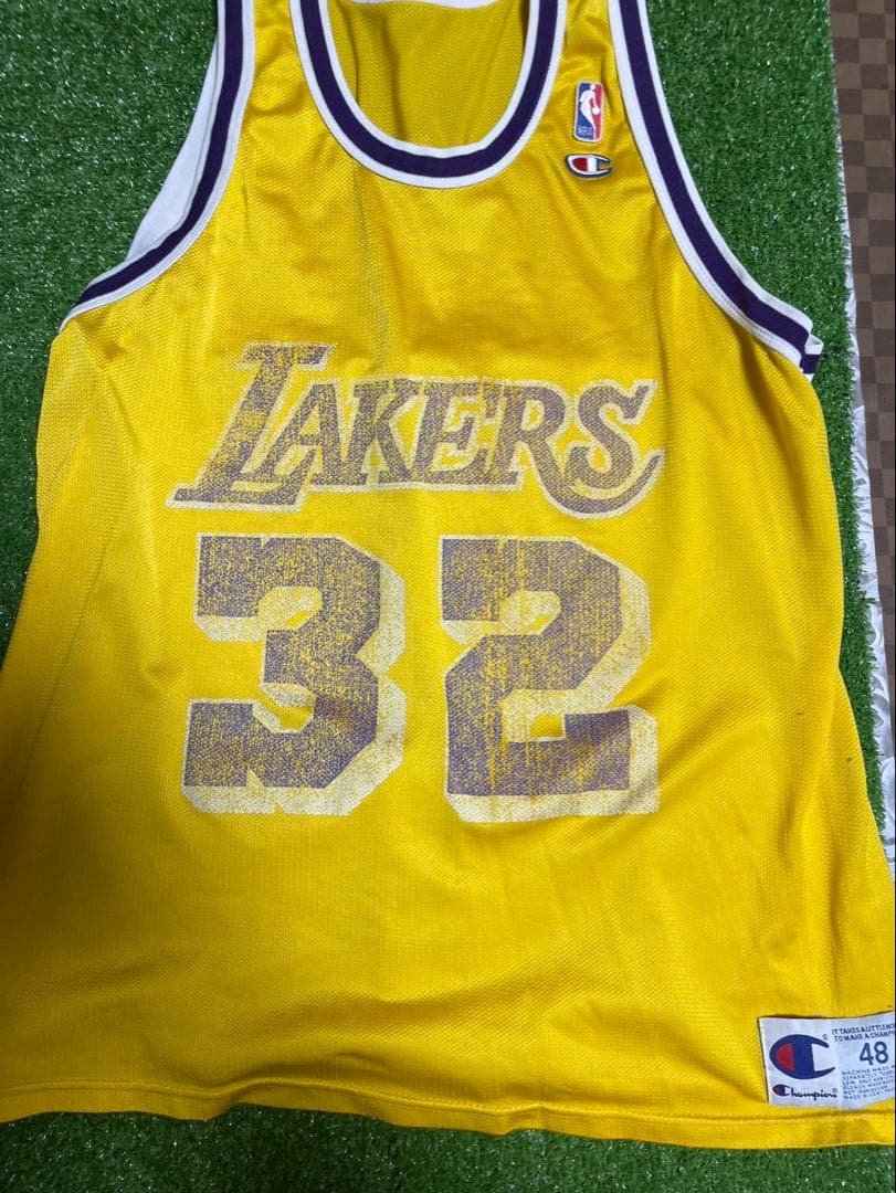 LAKERS Magic Johnson 32 タンクトップ Champion