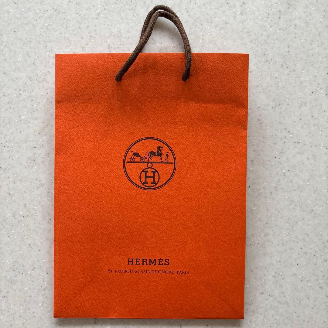 HERMES Hロゴ ハンドタオル ピンク エルメス