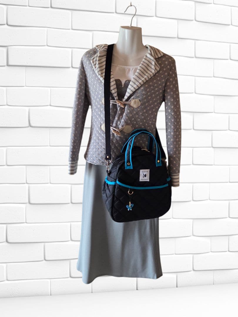 えり様　3way リュック(M)　ナイロンオックスキルト　ハンドメイド