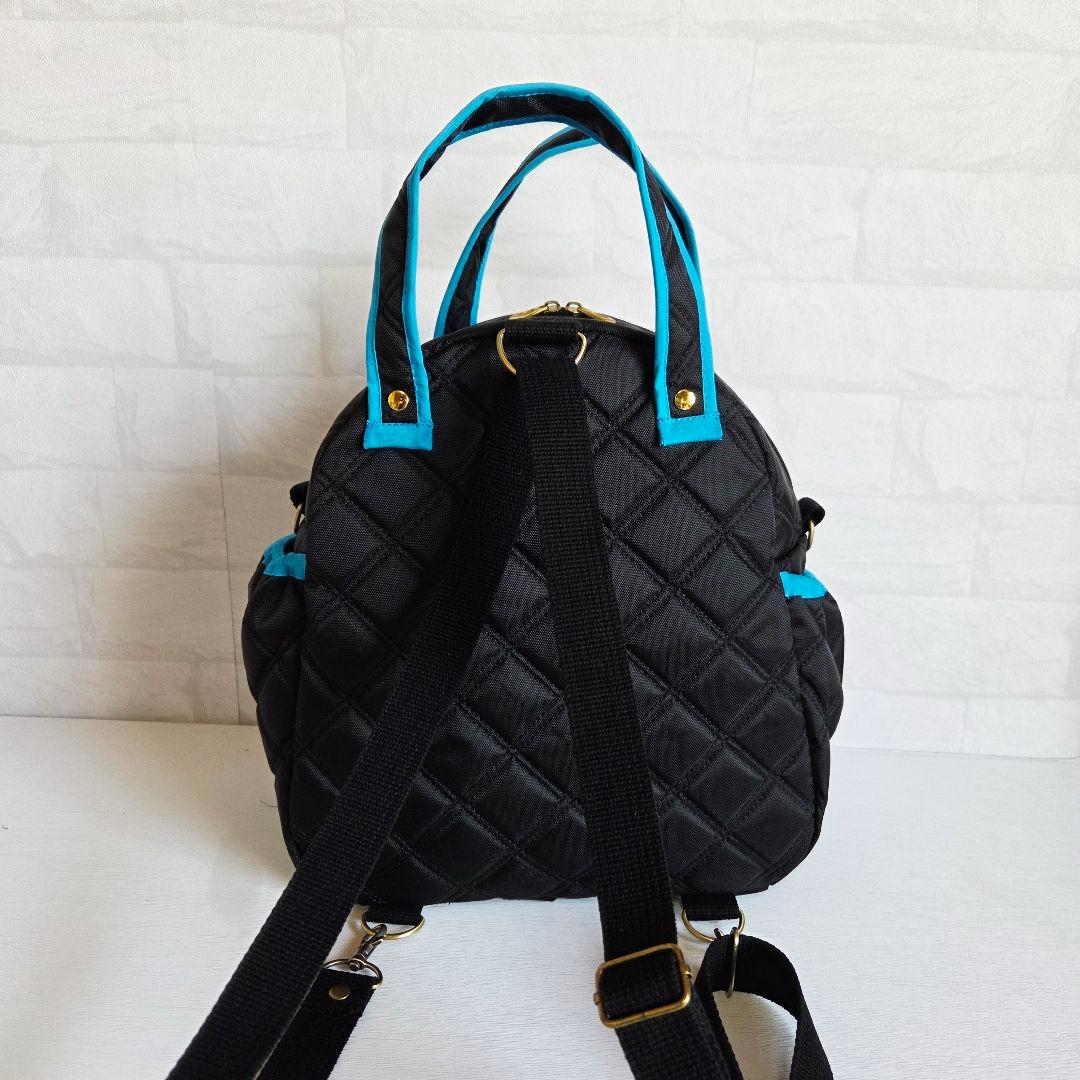 えり様　3way リュック(M)　ナイロンオックスキルト　ハンドメイド